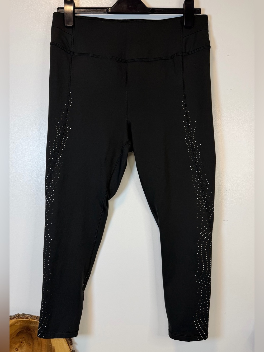CALIA By Carrie Underwood Black High Waisted Embellished Leggings Women’s Large